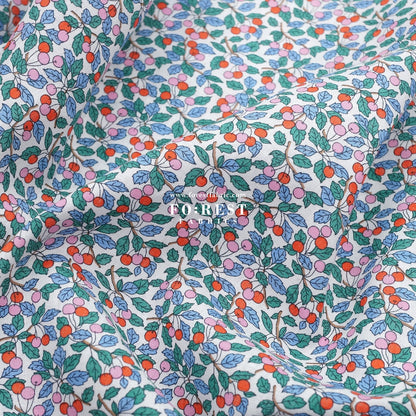 Liberty of London (Augusta Linen Fabric) - Colleen's Orchard - FO:REST Fabric 布恩堂Liberty fabrictana lawnjapanese fabricykk zipper
