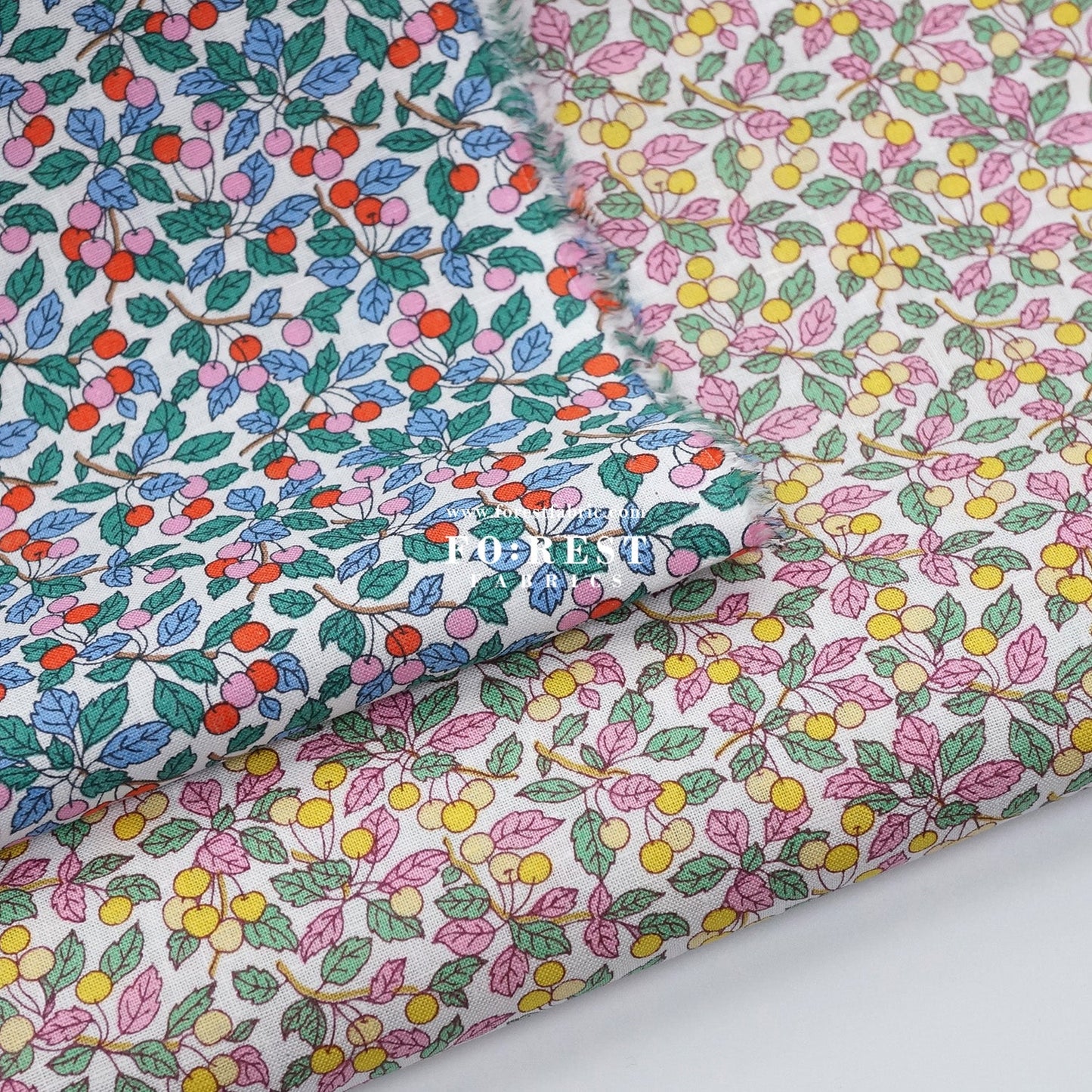 Liberty of London (Augusta Linen Fabric) - Colleen's Orchard - FO:REST Fabric 布恩堂Liberty fabrictana lawnjapanese fabricykk zipper