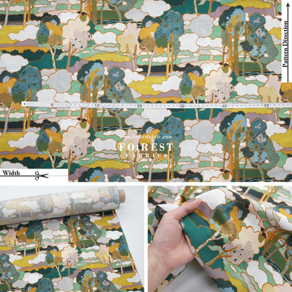 Liberty of London (Augusta Linen Fabric) - Prospect Road - FO:REST Fabric 布恩堂Liberty fabrictana lawnjapanese fabricykk zipper