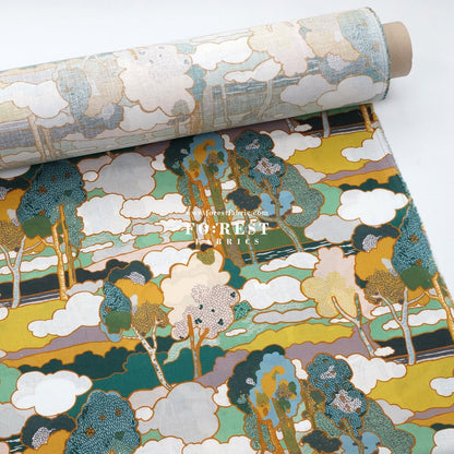 Liberty of London (Augusta Linen Fabric) - Prospect Road - FO:REST Fabric 布恩堂Liberty fabrictana lawnjapanese fabricykk zipper
