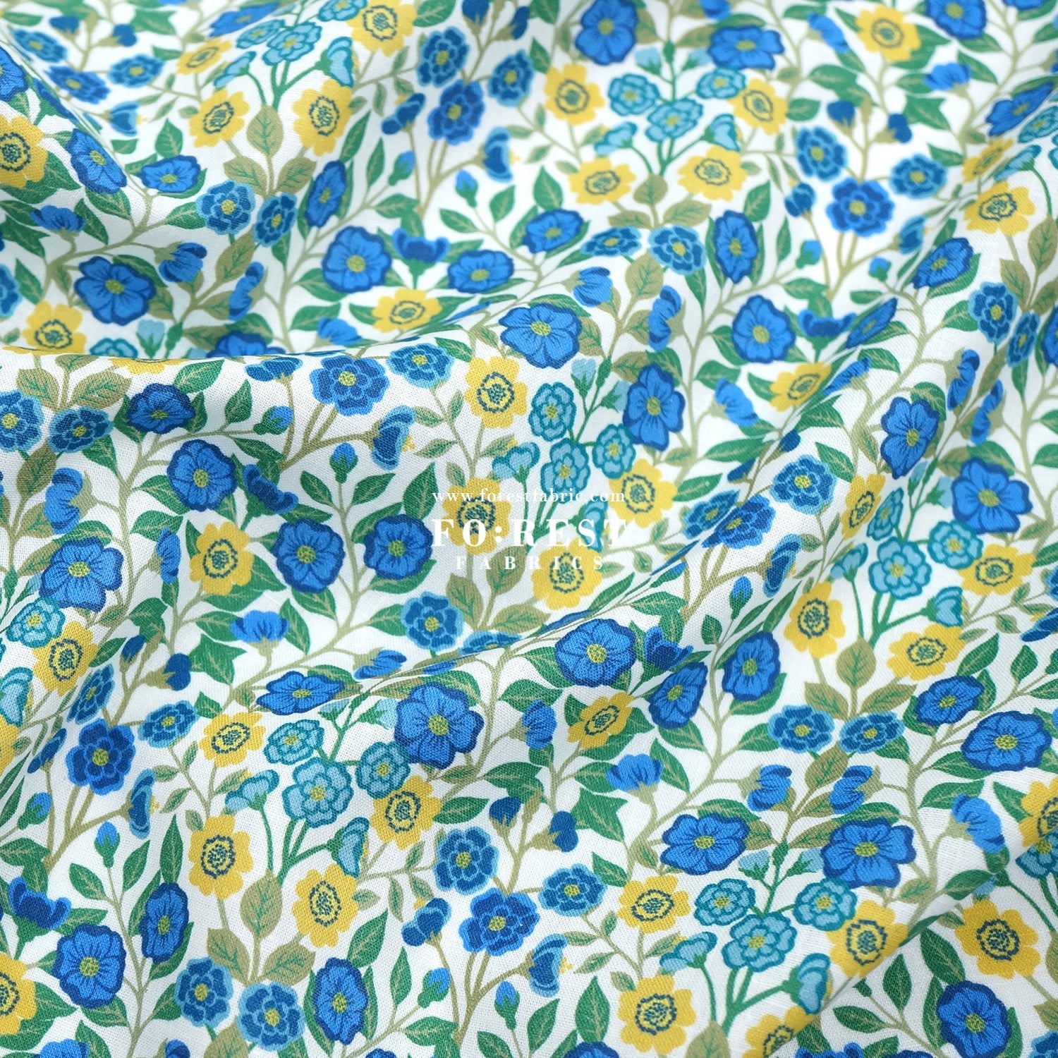 Liberty of London (Augusta Linen Fabric) - Vigers' Sketch - FO:REST Fabric 布恩堂Liberty fabrictana lawnjapanese fabricykk zipper