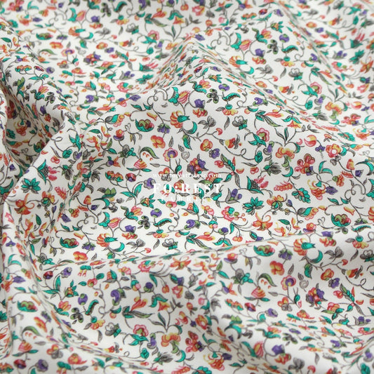 Liberty of London (Cotton Poplin Fabric) - Eleanor's orchard - FO:REST Fabric 布恩堂Liberty fabrictana lawnjapanese fabricykk zipper