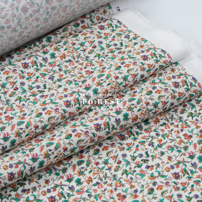 Liberty of London (Cotton Poplin Fabric) - Eleanor's orchard - FO:REST Fabric 布恩堂Liberty fabrictana lawnjapanese fabricykk zipper