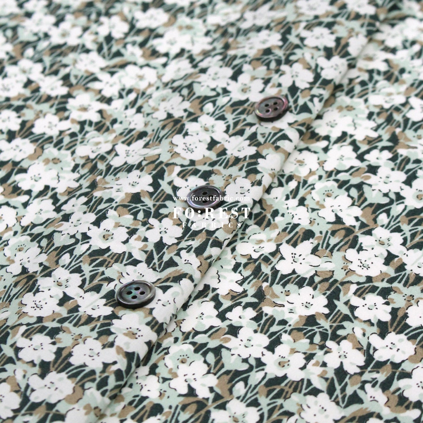 Liberty of London (Cotton Poplin Fabric) - Eliasson C - FO:REST Fabric 布恩堂Liberty fabrictana lawnjapanese fabricykk zipper