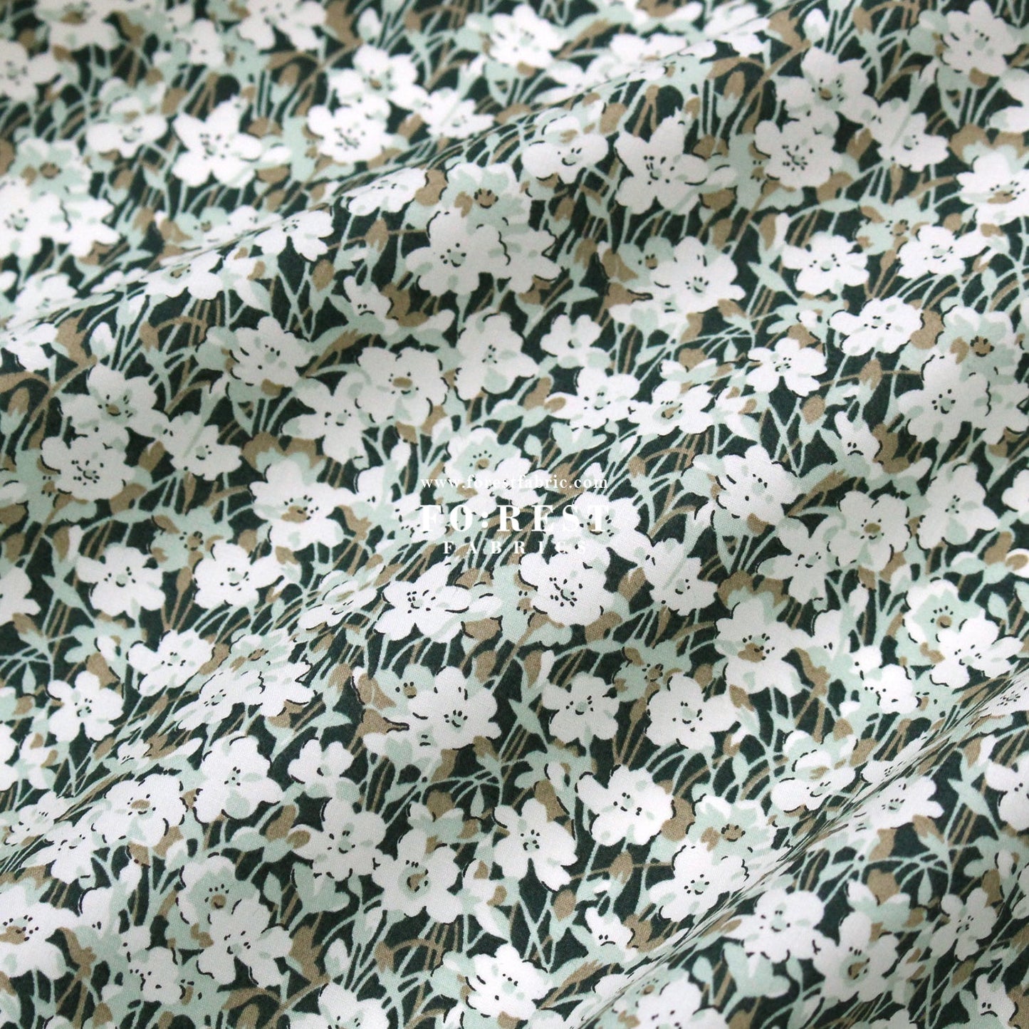Liberty of London (Cotton Poplin Fabric) - Eliasson C - FO:REST Fabric 布恩堂Liberty fabrictana lawnjapanese fabricykk zipper