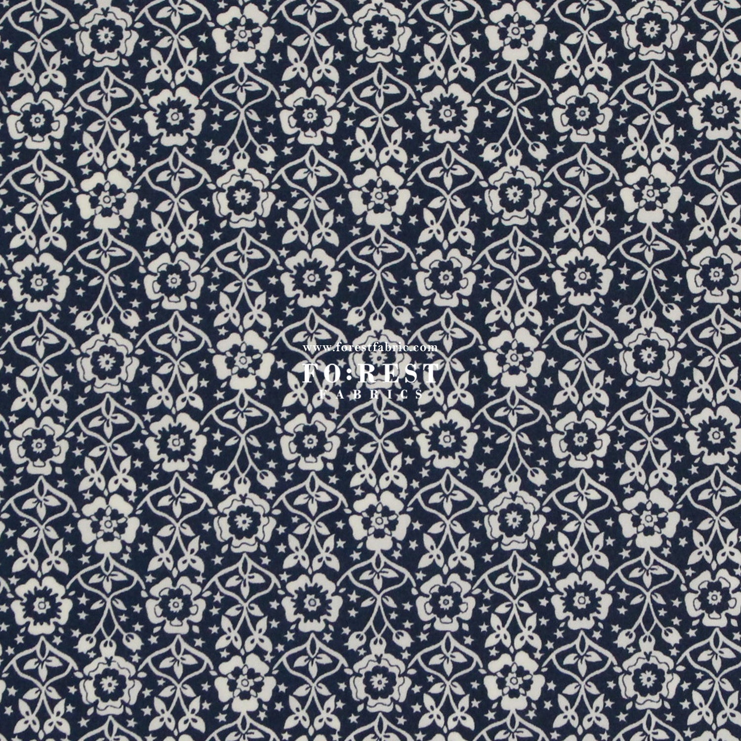 Liberty of London (Cotton Poplin Fabric) - King B - FO:REST Fabric 布恩堂Liberty fabrictana lawnjapanese fabricykk zipper