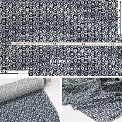 Liberty of London (Cotton Poplin Fabric) - King B - FO:REST Fabric 布恩堂Liberty fabrictana lawnjapanese fabricykk zipper