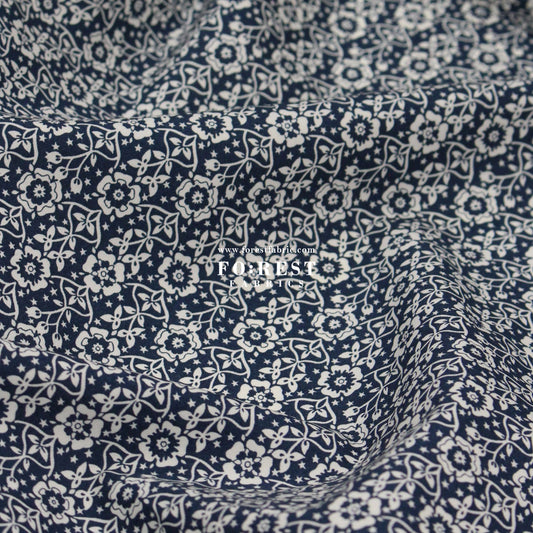 Liberty of London (Cotton Poplin Fabric) - King B - FO:REST Fabric 布恩堂Liberty fabrictana lawnjapanese fabricykk zipper
