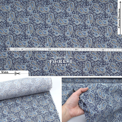 Liberty of London (Cotton Poplin Fabric) - Lee - FO:REST Fabric 布恩堂Liberty fabrictana lawnjapanese fabricykk zipper