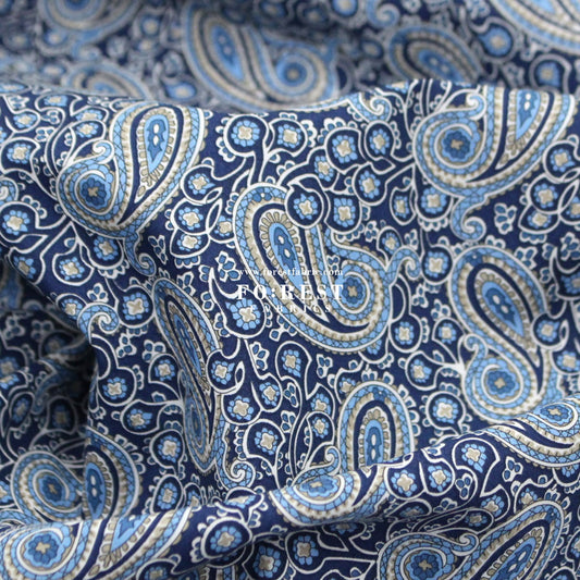 Liberty of London (Cotton Poplin Fabric) - Lee - FO:REST Fabric 布恩堂Liberty fabrictana lawnjapanese fabricykk zipper