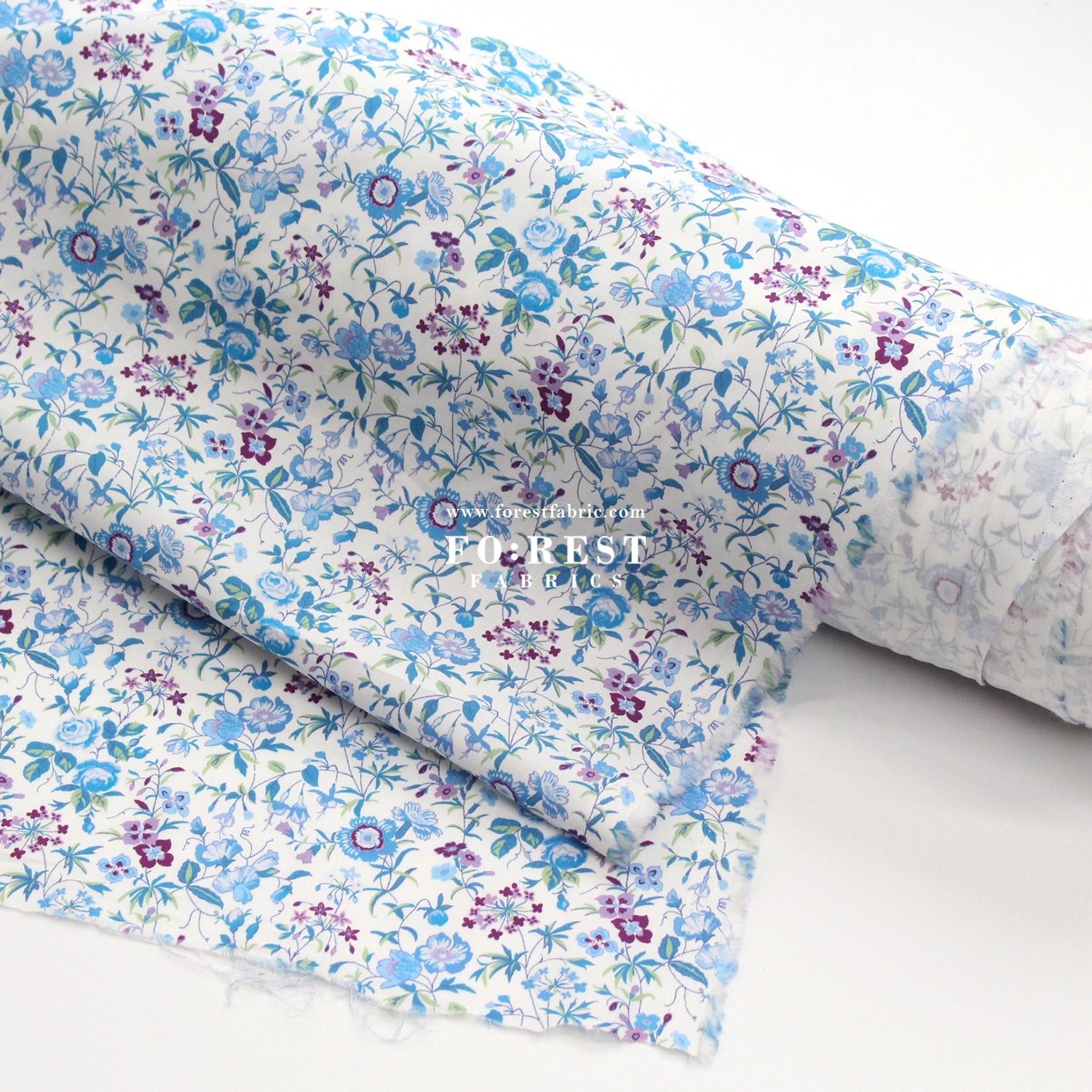 Liberty of London (Cotton Poplin Fabric) - Merrifield Botanical B - FO:REST Fabric 布恩堂Liberty fabrictana lawnjapanese fabricykk zipper