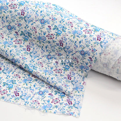 Liberty of London (Cotton Poplin Fabric) - Merrifield Botanical B - FO:REST Fabric 布恩堂Liberty fabrictana lawnjapanese fabricykk zipper