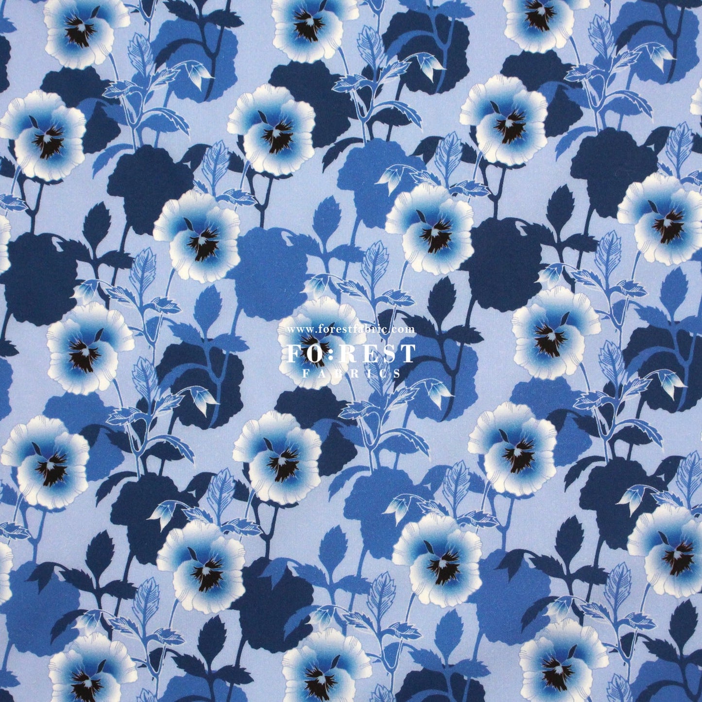 Liberty of London (Cotton Poplin Fabric) - Pansy Dot C - FO:REST Fabric 布恩堂Liberty fabrictana lawnjapanese fabricykk zipper