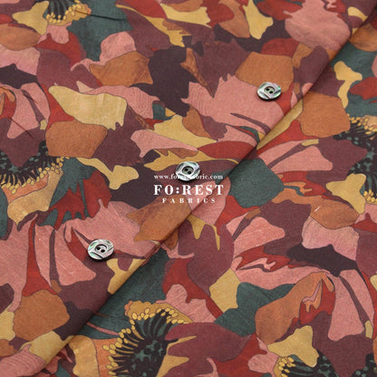 Liberty of London (Cotton Poplin Fabric) - Peony Promenade - FO:REST Fabric 布恩堂Liberty fabrictana lawnjapanese fabricykk zipper