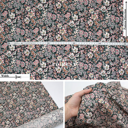 Liberty of London (Cotton Poplin Fabric) - White garden A - FO:REST Fabric 布恩堂Liberty fabrictana lawnjapanese fabricykk zipper