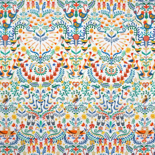 Liberty of London (Cotton Tana Lawn Fabric) - 12 Days of Christmas MILKY - FO:REST Fabric 布恩堂Liberty fabrictana lawnjapanese fabricykk zipper