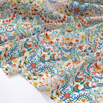 Liberty of London (Cotton Tana Lawn Fabric) - 12 Days of Christmas MILKY - FO:REST Fabric 布恩堂Liberty fabrictana lawnjapanese fabricykk zipper