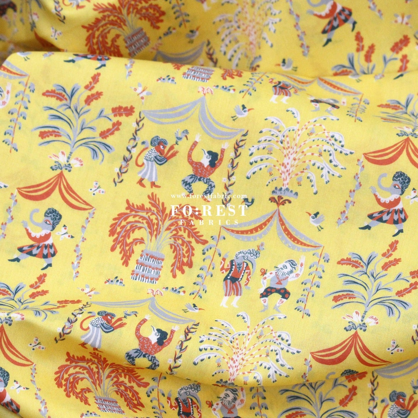 Liberty of London (Cotton Tana Lawn Fabric) - A celebration - FO:REST Fabric 布恩堂Liberty fabrictana lawnjapanese fabricykk zipper