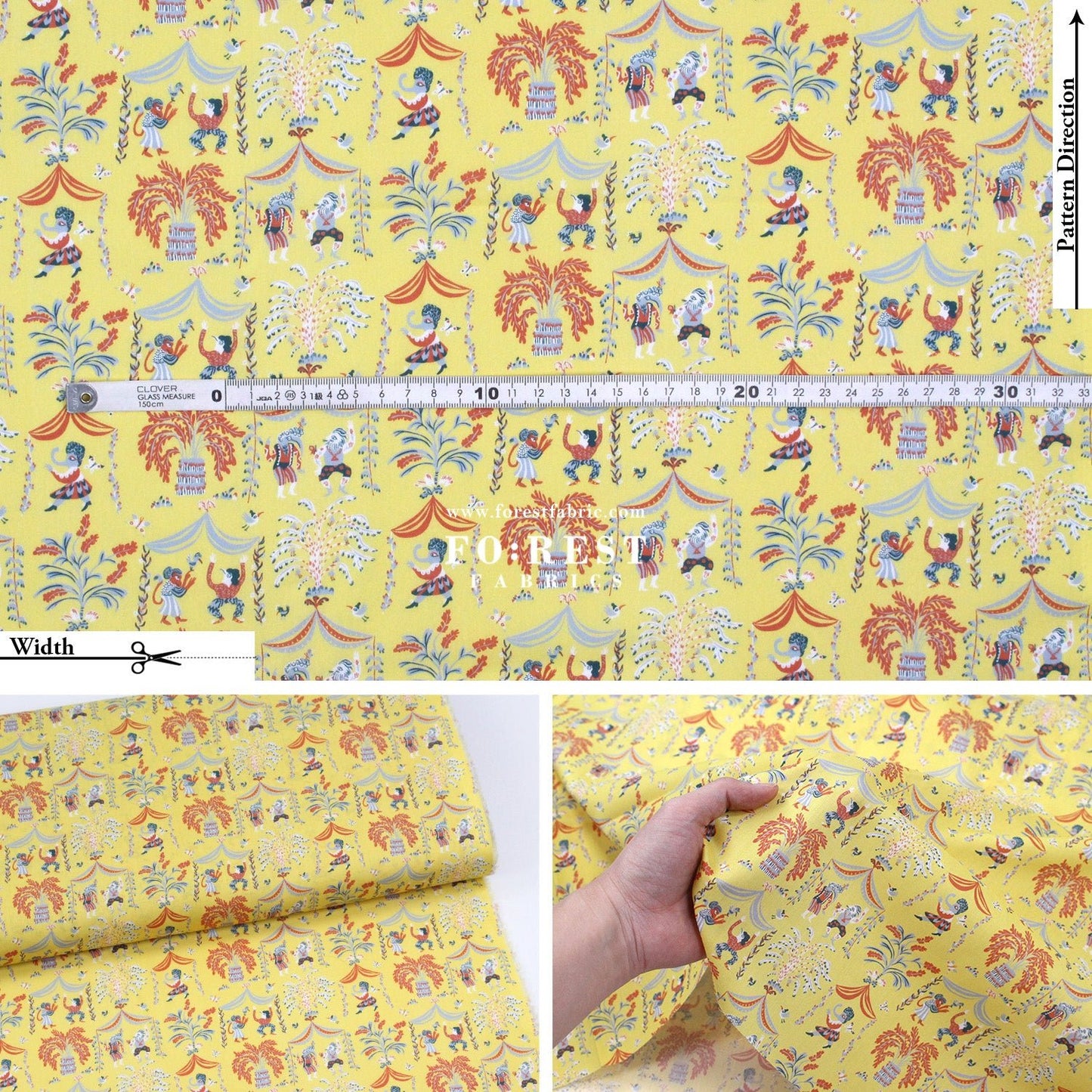 Liberty of London (Cotton Tana Lawn Fabric) - A celebration - FO:REST Fabric 布恩堂Liberty fabrictana lawnjapanese fabricykk zipper