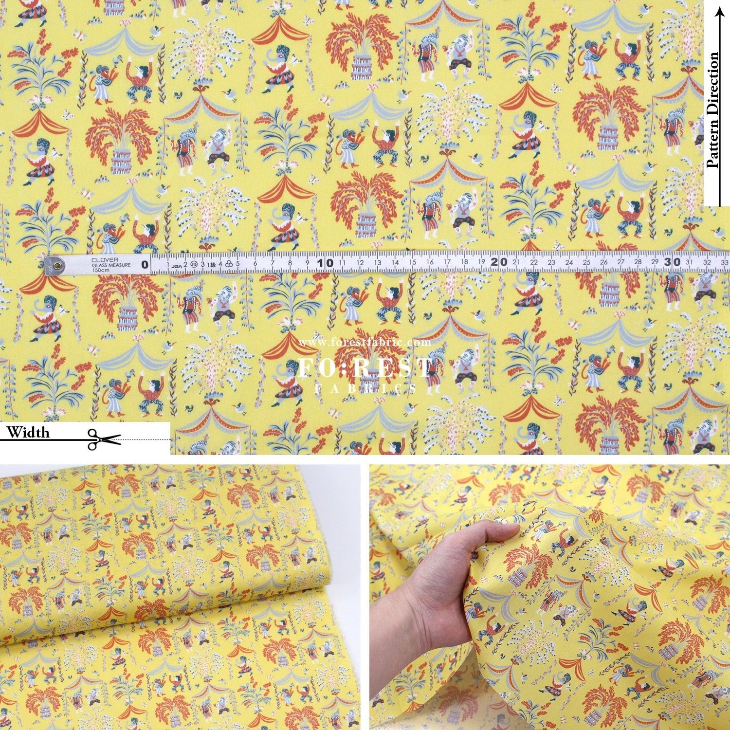 Liberty of London (Cotton Tana Lawn Fabric) - A celebration - FO:REST Fabric 布恩堂Liberty fabrictana lawnjapanese fabricykk zipper