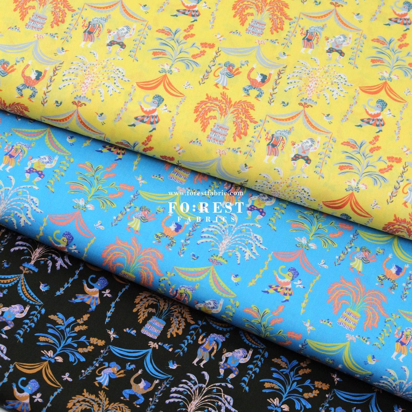 Liberty of London (Cotton Tana Lawn Fabric) - A celebration - FO:REST Fabric 布恩堂Liberty fabrictana lawnjapanese fabricykk zipper