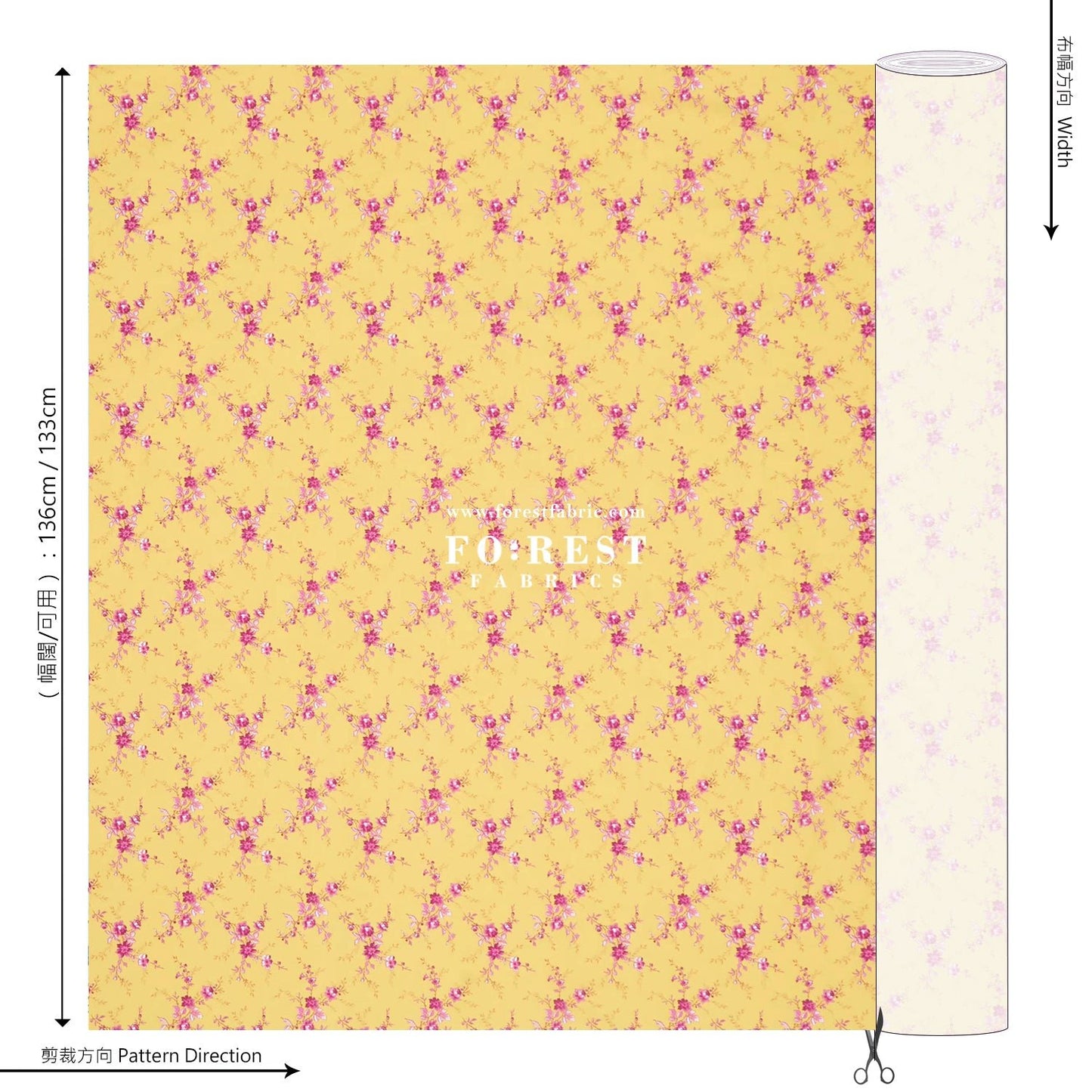 Liberty of London (Cotton Tana Lawn Fabric) - Amelie Luise B - FO:REST Fabric 布恩堂Liberty fabrictana lawnjapanese fabricykk zipper