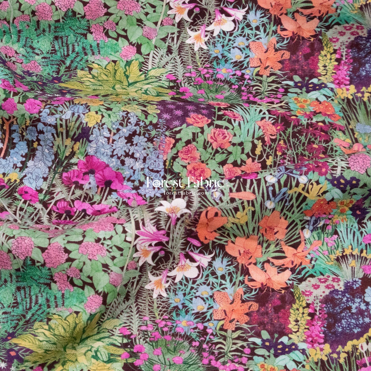 Liberty of London (Cotton Tana Lawn Fabric) - Anna's Haven - FO:REST Fabric 布恩堂Liberty fabrictana lawnjapanese fabricykk zipper