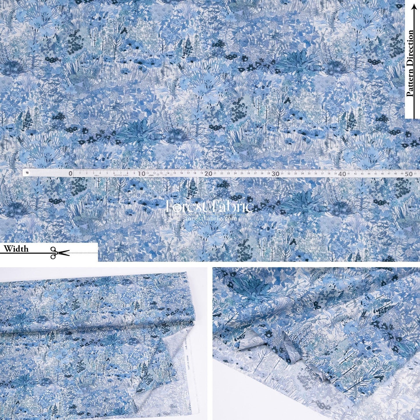 Liberty of London (Cotton Tana Lawn Fabric) - Anna's Haven - FO:REST Fabric 布恩堂Liberty fabrictana lawnjapanese fabricykk zipper