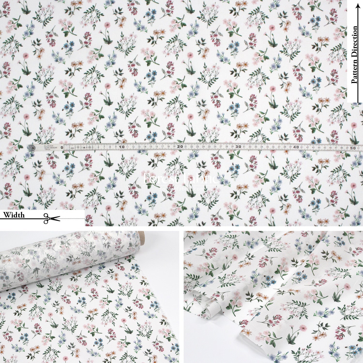 Liberty of London (Cotton Tana Lawn Fabric) - Annie - FO:REST Fabric 布恩堂Liberty fabrictana lawnjapanese fabricykk zipper