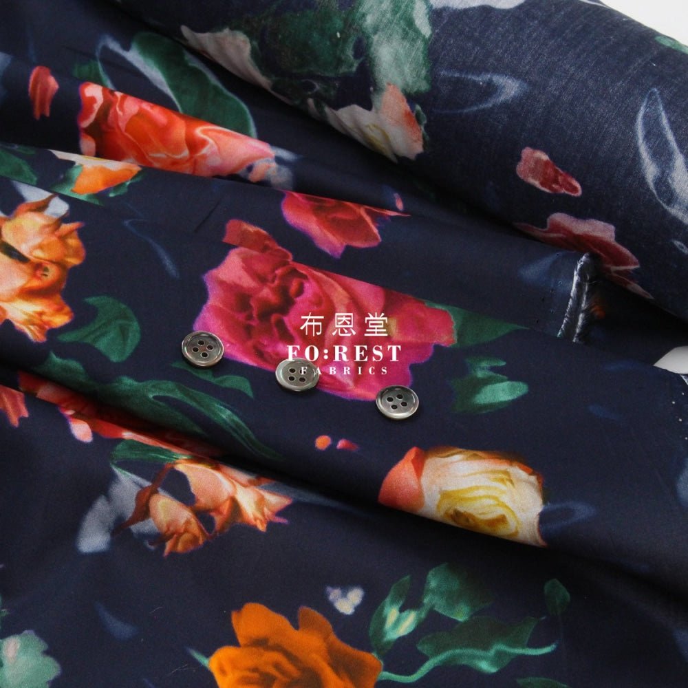 Liberty of London (Cotton Tana Lawn Fabric) - Aphrodite's Rose - FO:REST Fabric 布恩堂Liberty fabrictana lawnjapanese fabricykk zipper