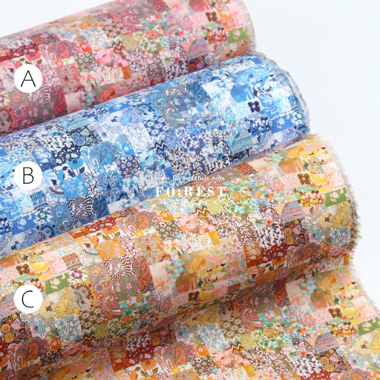 Liberty of London (Cotton Tana Lawn Fabric) - Archive Patchwork - FO:REST Fabric 布恩堂Liberty fabrictana lawnjapanese fabricykk zipper