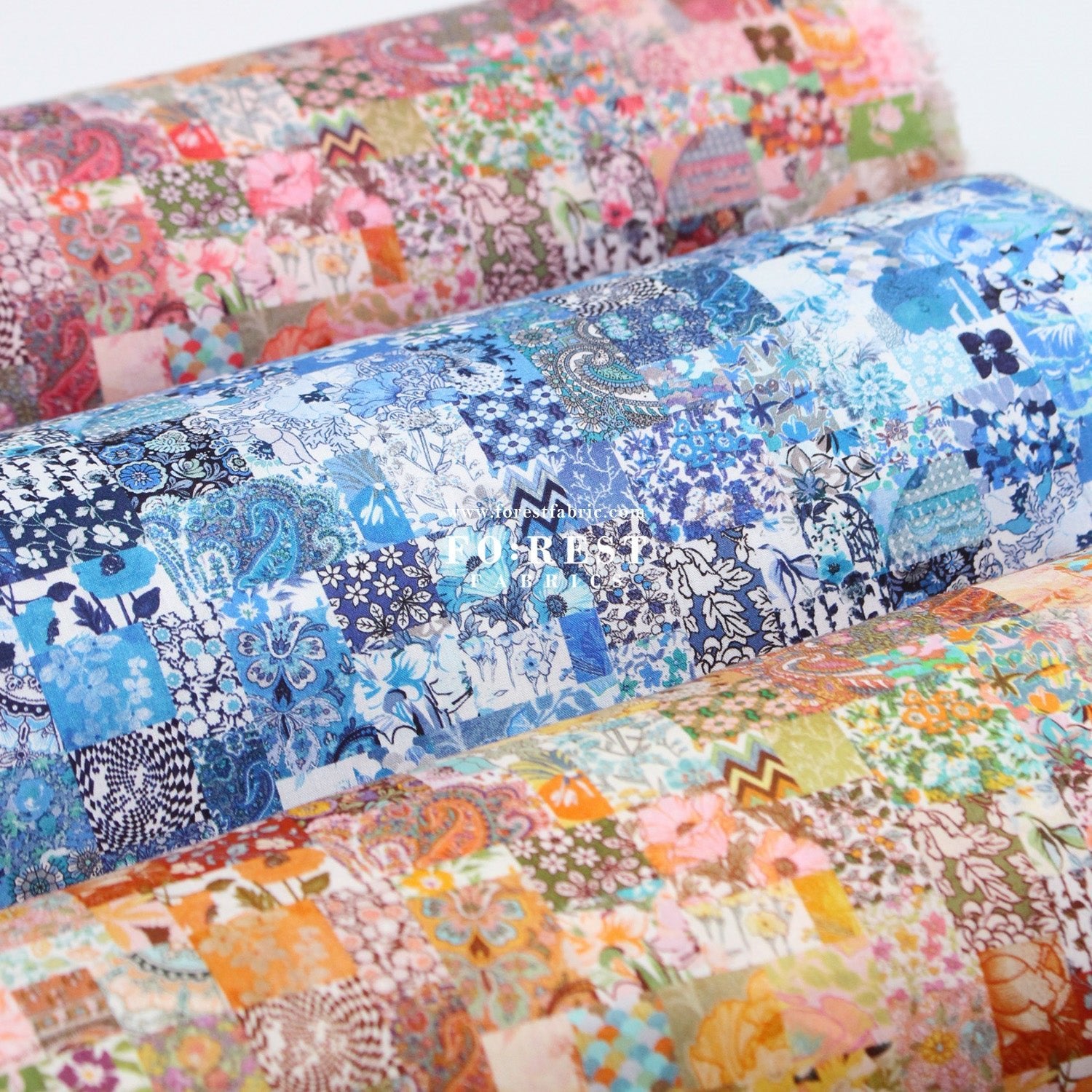 Liberty of London (Cotton Tana Lawn Fabric) - Archive Patchwork - FO:REST Fabric 布恩堂Liberty fabrictana lawnjapanese fabricykk zipper