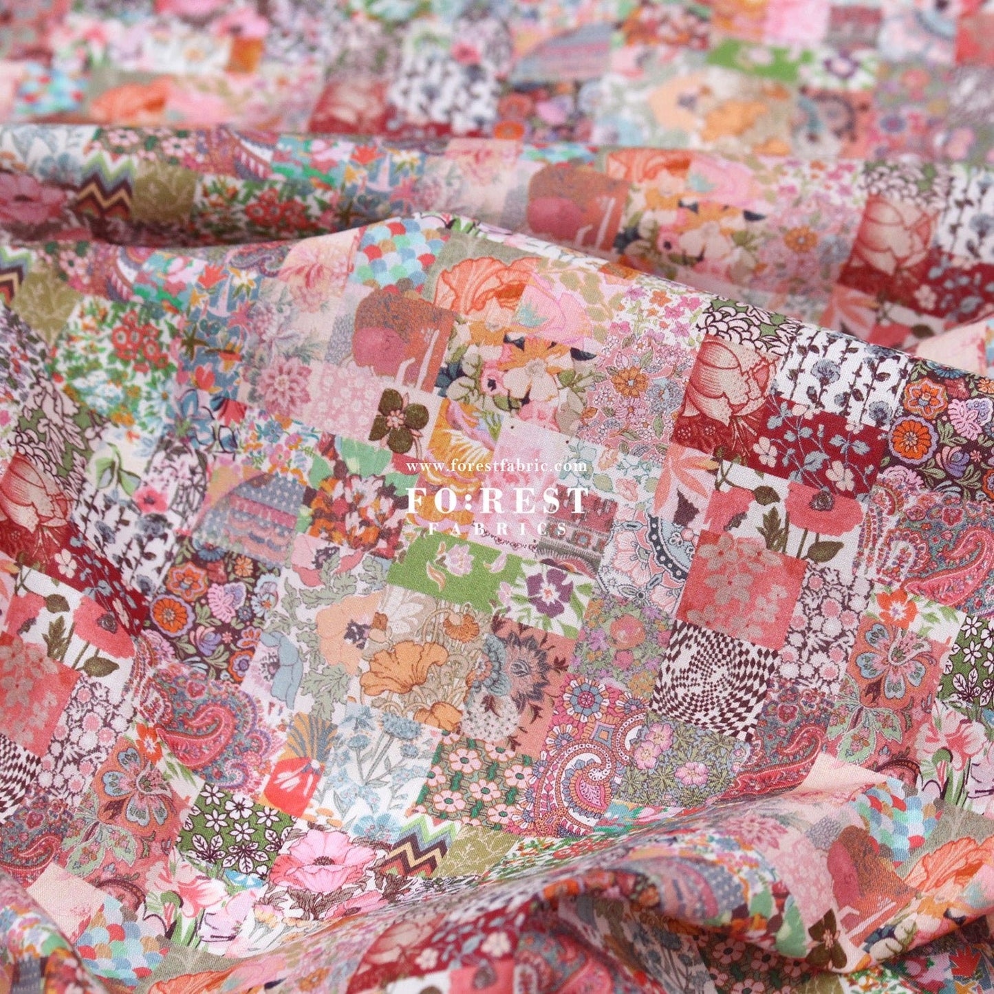 Liberty of London (Cotton Tana Lawn Fabric) - Archive Patchwork - FO:REST Fabric 布恩堂Liberty fabrictana lawnjapanese fabricykk zipper