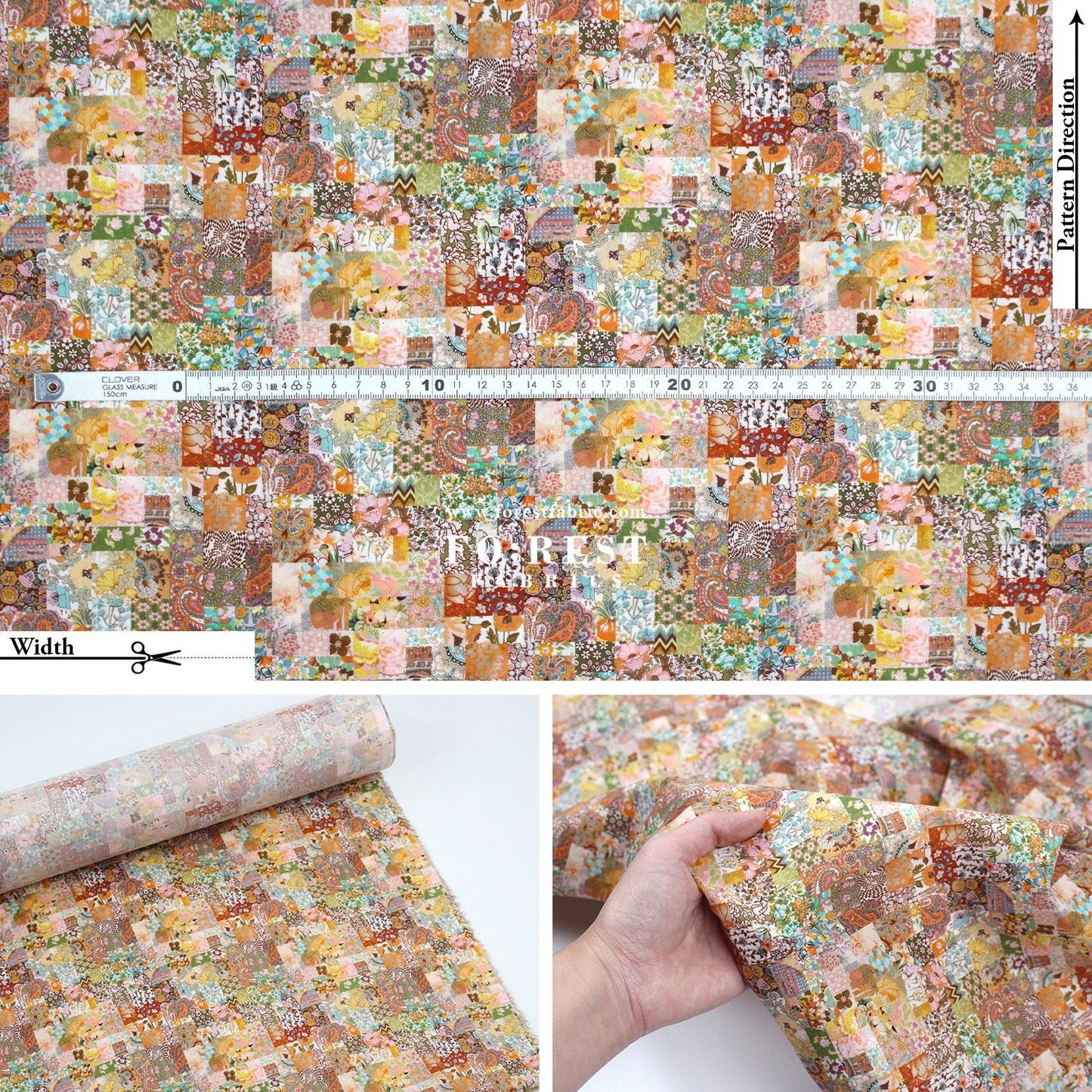 Liberty of London (Cotton Tana Lawn Fabric) - Archive Patchwork - FO:REST Fabric 布恩堂Liberty fabrictana lawnjapanese fabricykk zipper