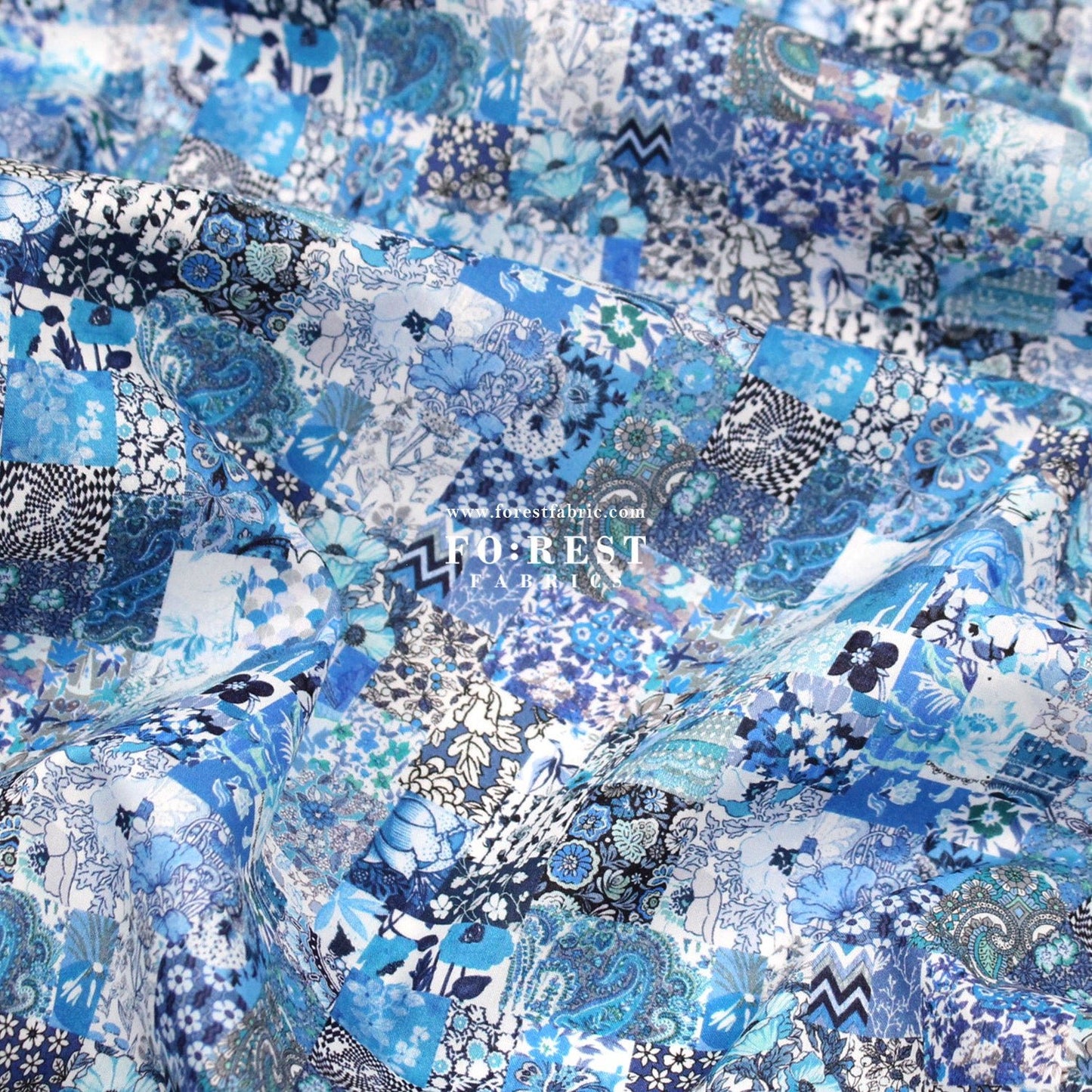 Liberty of London (Cotton Tana Lawn Fabric) - Archive Patchwork - FO:REST Fabric 布恩堂Liberty fabrictana lawnjapanese fabricykk zipper