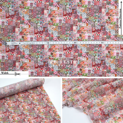 Liberty of London (Cotton Tana Lawn Fabric) - Archive Patchwork - FO:REST Fabric 布恩堂Liberty fabrictana lawnjapanese fabricykk zipper