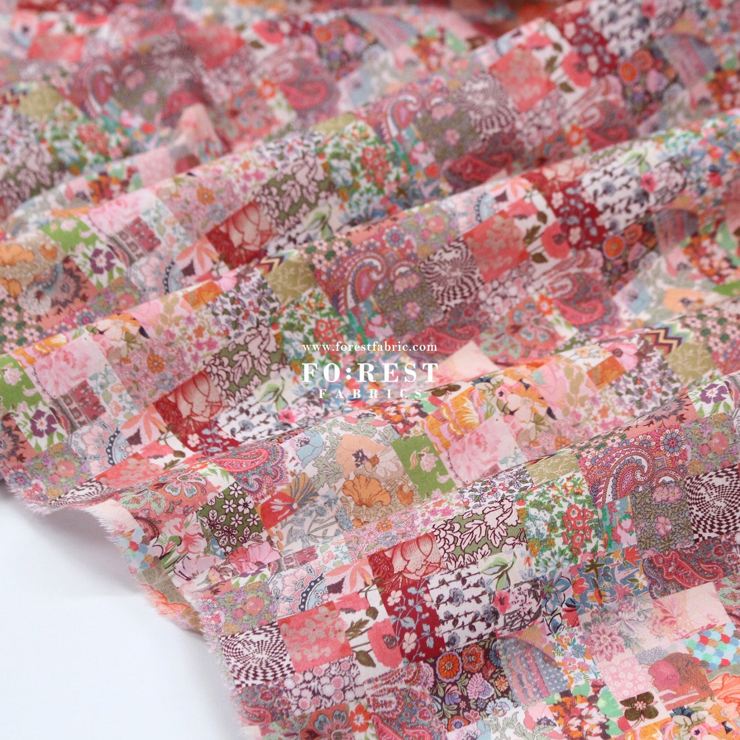 Liberty of London (Cotton Tana Lawn Fabric) - Archive Patchwork - FO:REST Fabric 布恩堂Liberty fabrictana lawnjapanese fabricykk zipper