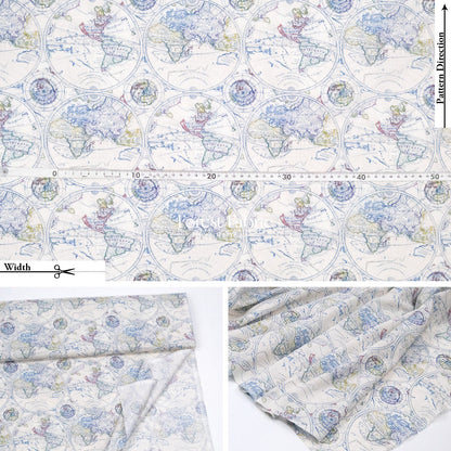 Liberty of London (Cotton Tana Lawn Fabric) - Around the World - FO:REST Fabric 布恩堂Liberty fabrictana lawnjapanese fabricykk zipper