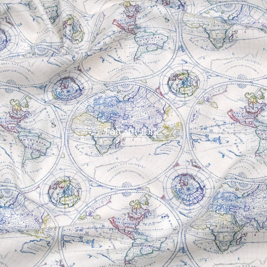 Liberty of London (Cotton Tana Lawn Fabric) - Around the World - FO:REST Fabric 布恩堂Liberty fabrictana lawnjapanese fabricykk zipper