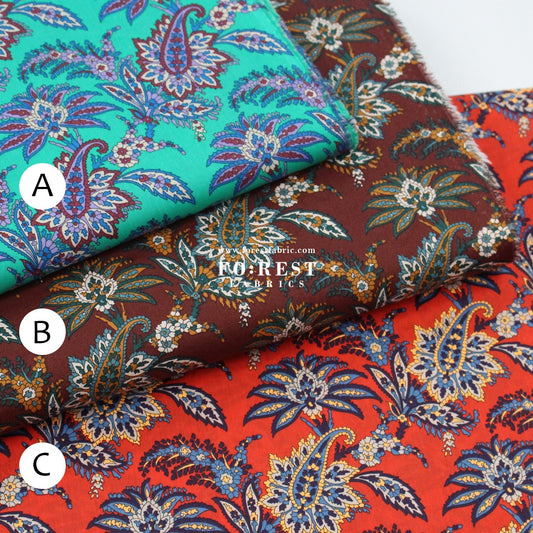 Liberty of London (Cotton Tana Lawn Fabric) - Arundel - FO:REST Fabric 布恩堂Liberty fabrictana lawnjapanese fabricykk zipper