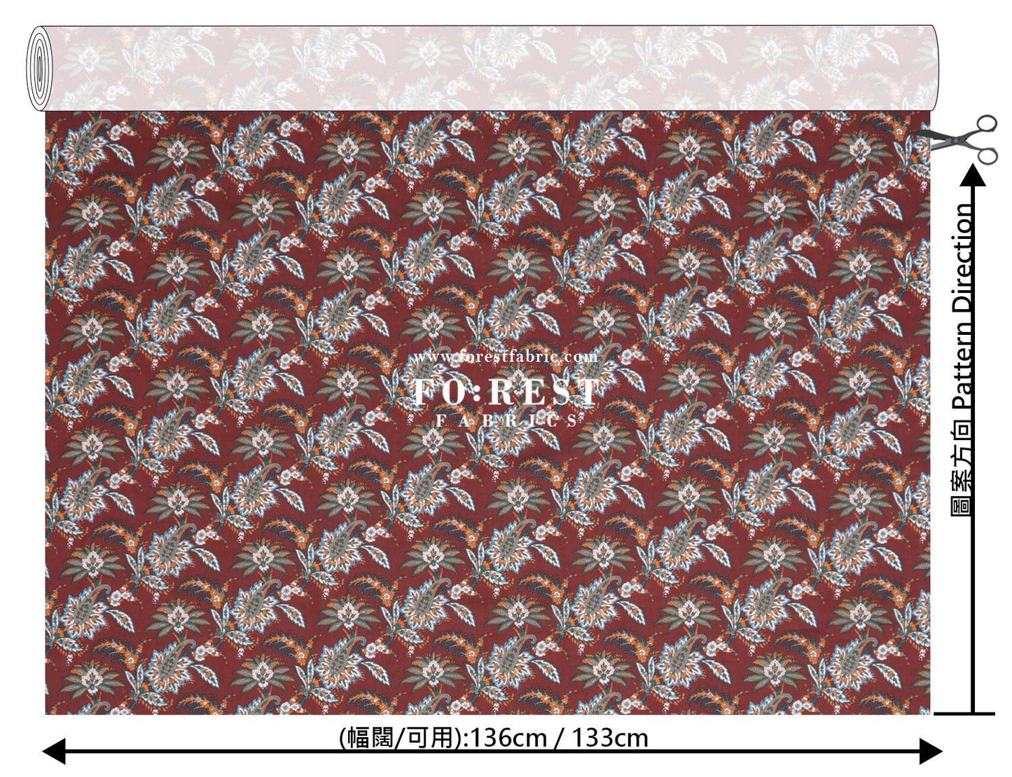 Liberty of London (Cotton Tana Lawn Fabric) - Arundel - FO:REST Fabric 布恩堂Liberty fabrictana lawnjapanese fabricykk zipper