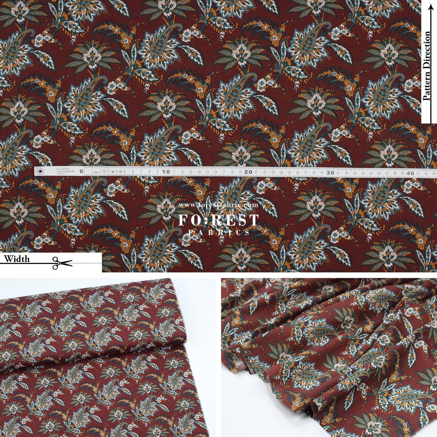 Liberty of London (Cotton Tana Lawn Fabric) - Arundel - FO:REST Fabric 布恩堂Liberty fabrictana lawnjapanese fabricykk zipper