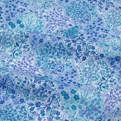 Liberty of London (Cotton Tana Lawn Fabric) - Aspley Tile - FO:REST Fabric 布恩堂Liberty fabrictana lawnjapanese fabricykk zipper