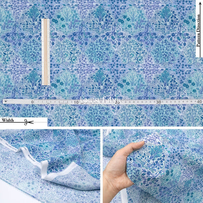 Liberty of London (Cotton Tana Lawn Fabric) - Aspley Tile - FO:REST Fabric 布恩堂Liberty fabrictana lawnjapanese fabricykk zipper