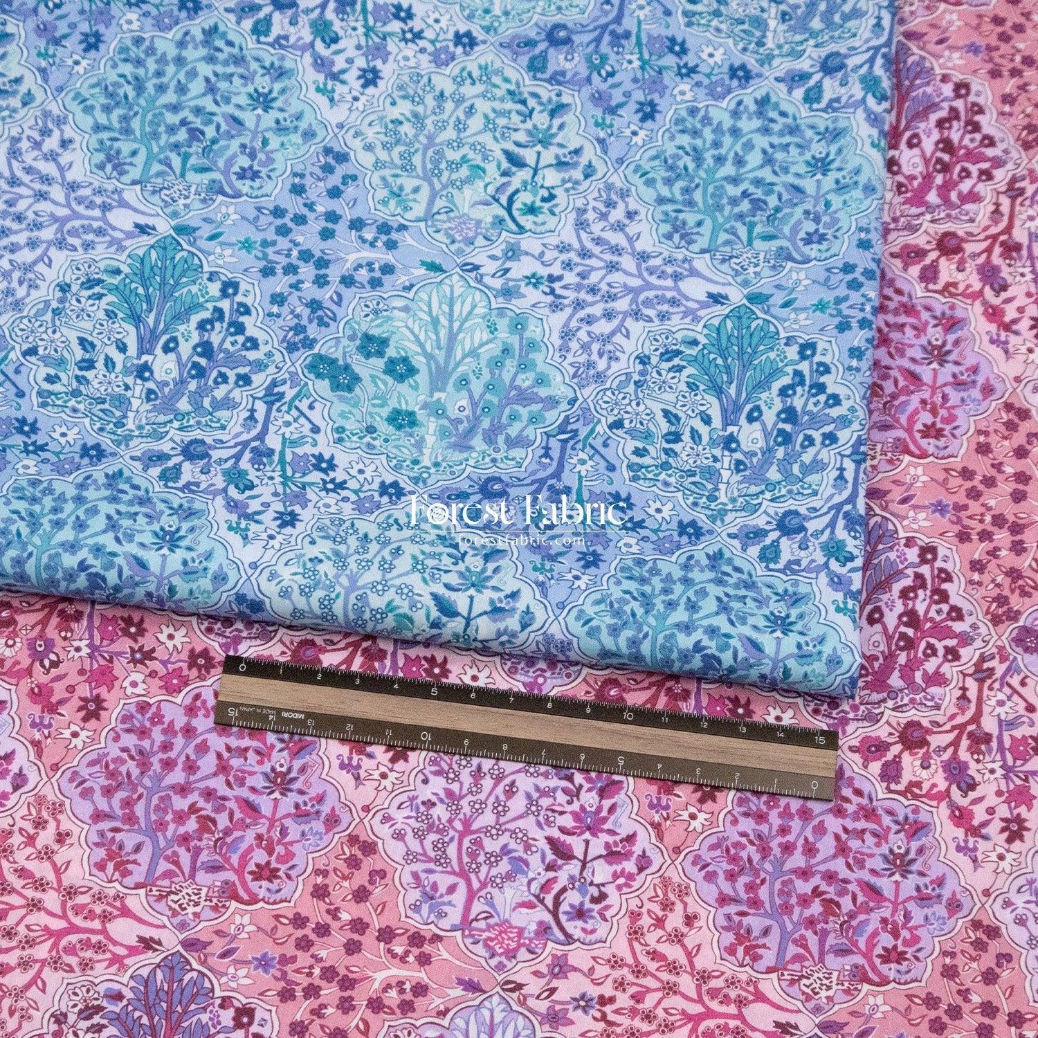 Liberty of London (Cotton Tana Lawn Fabric) - Aspley Tile - FO:REST Fabric 布恩堂Liberty fabrictana lawnjapanese fabricykk zipper