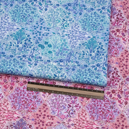 Liberty of London (Cotton Tana Lawn Fabric) - Aspley Tile - FO:REST Fabric 布恩堂Liberty fabrictana lawnjapanese fabricykk zipper