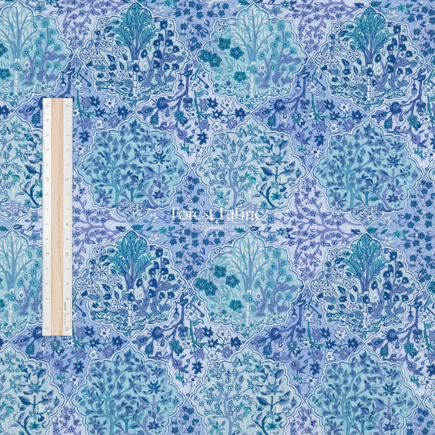 Liberty of London (Cotton Tana Lawn Fabric) - Aspley Tile - FO:REST Fabric 布恩堂Liberty fabrictana lawnjapanese fabricykk zipper