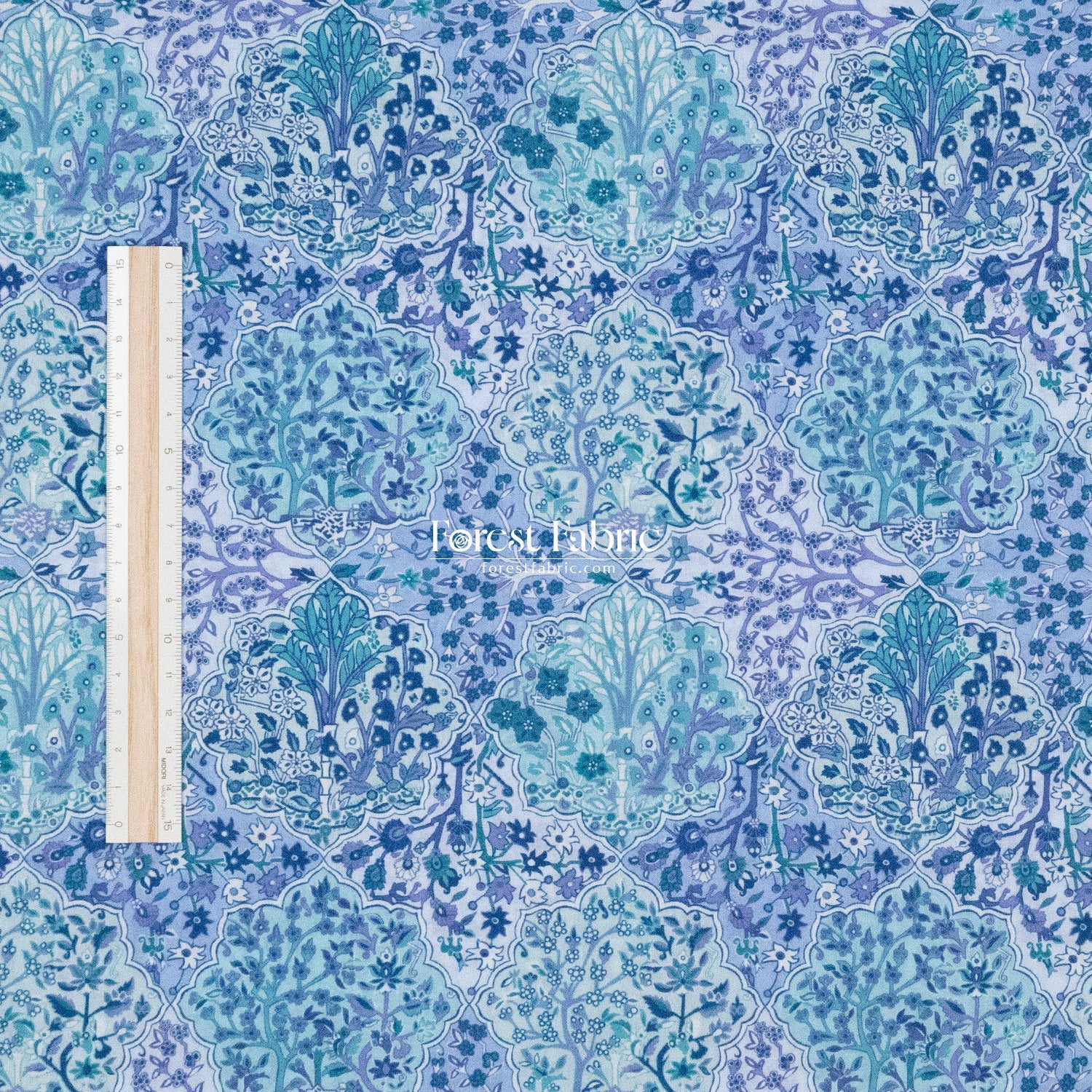 Liberty of London (Cotton Tana Lawn Fabric) - Aspley Tile - FO:REST Fabric 布恩堂Liberty fabrictana lawnjapanese fabricykk zipper