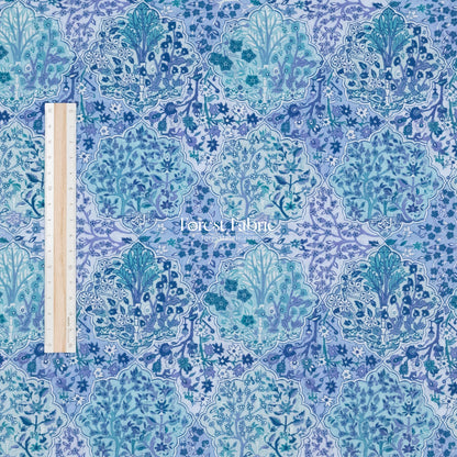 Liberty of London (Cotton Tana Lawn Fabric) - Aspley Tile - FO:REST Fabric 布恩堂Liberty fabrictana lawnjapanese fabricykk zipper