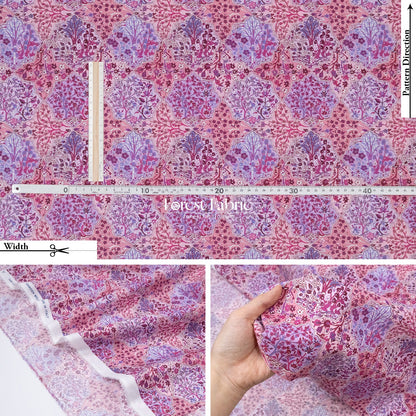 Liberty of London (Cotton Tana Lawn Fabric) - Aspley Tile - FO:REST Fabric 布恩堂Liberty fabrictana lawnjapanese fabricykk zipper